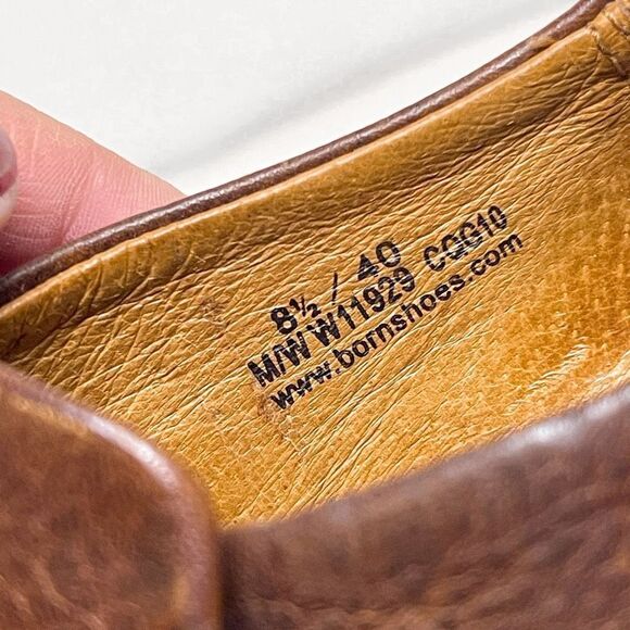 Born Leather Heeled Booties 8.5 - Picture 8 of 9